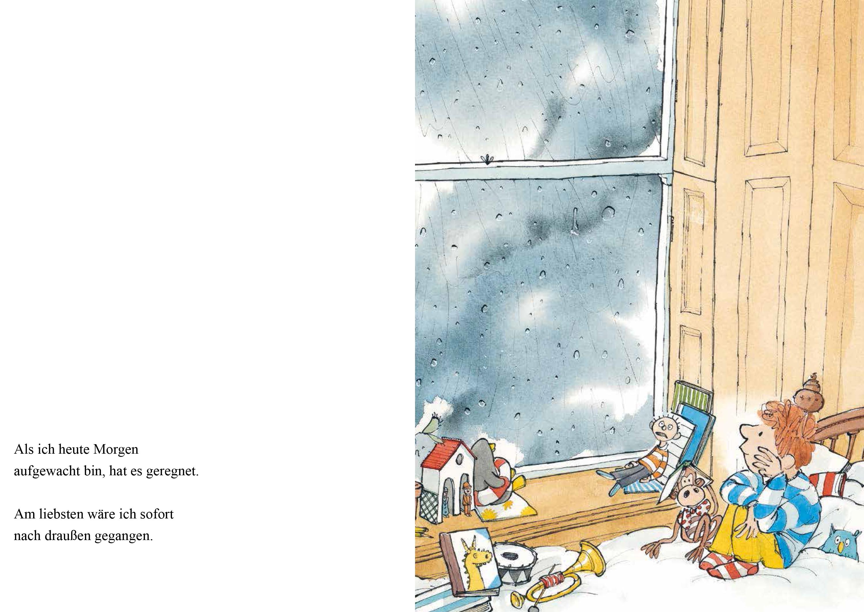 Beispielinhalt (Bild) Wetter - Vier Bilderbücher in einem hochwertigen Schuber