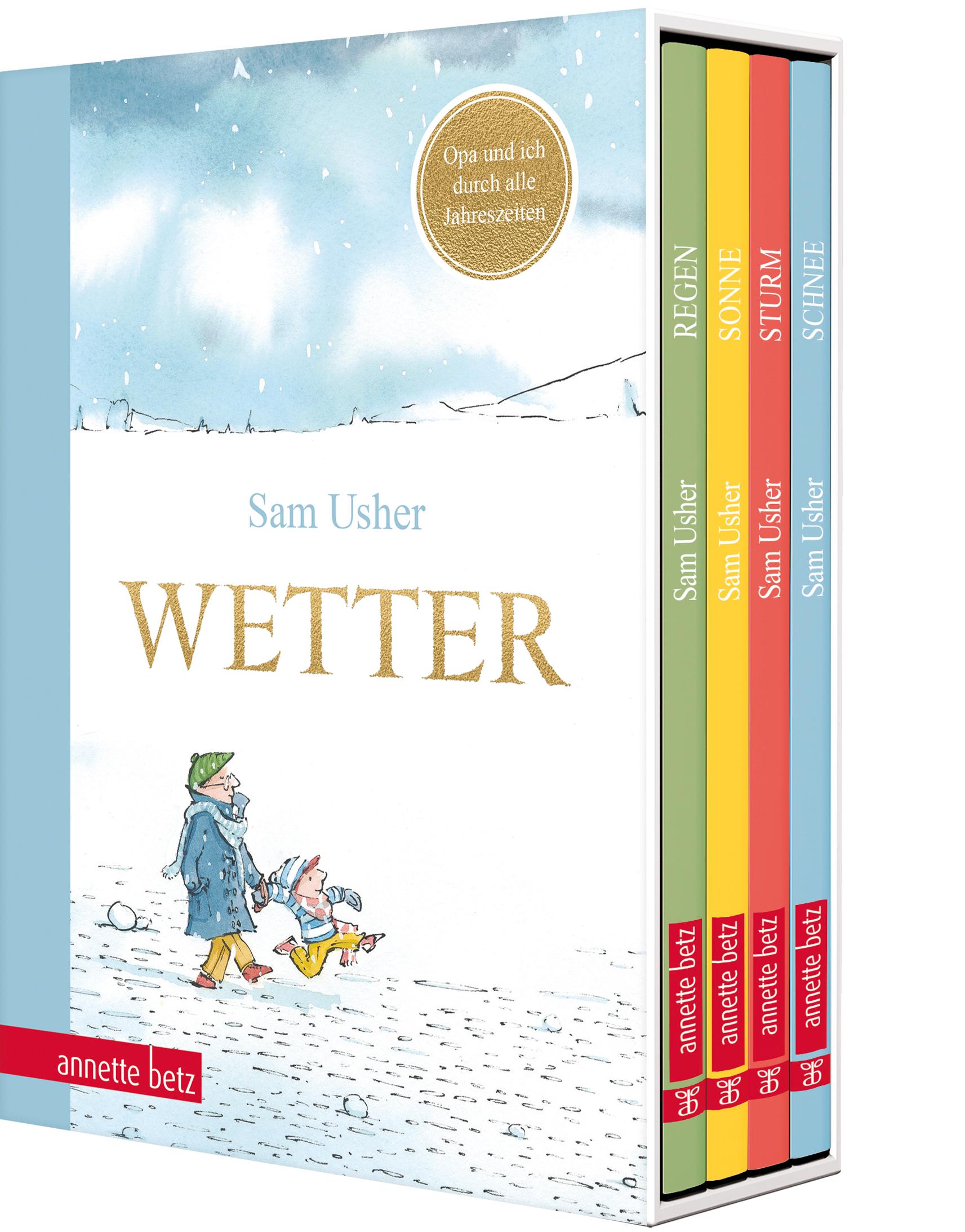 Vorderes Coverbild Wetter - Vier Bilderbücher in einem hochwertigen Schuber