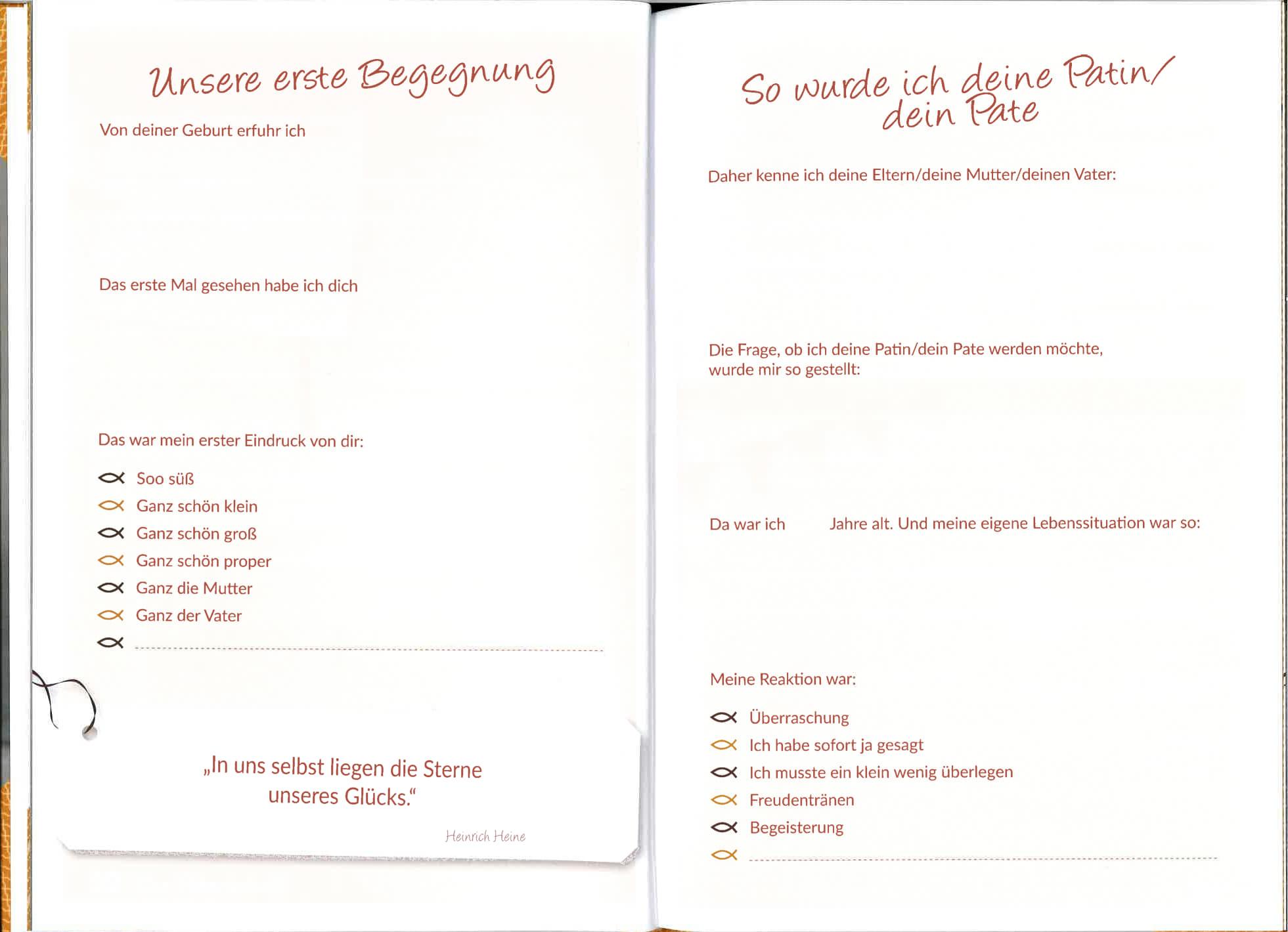 Beispielinhalt (Bild) Meinem Patenkind zur Erstkommunion