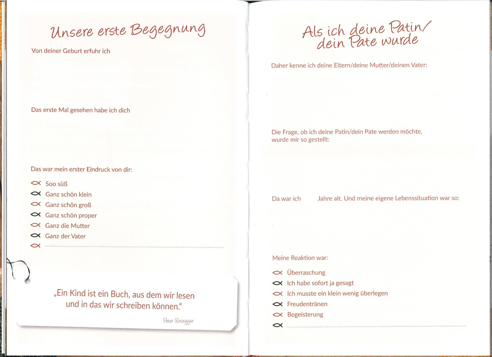 Beispielinhalt (Bild) Meinem Patenkind zur Konfirmation