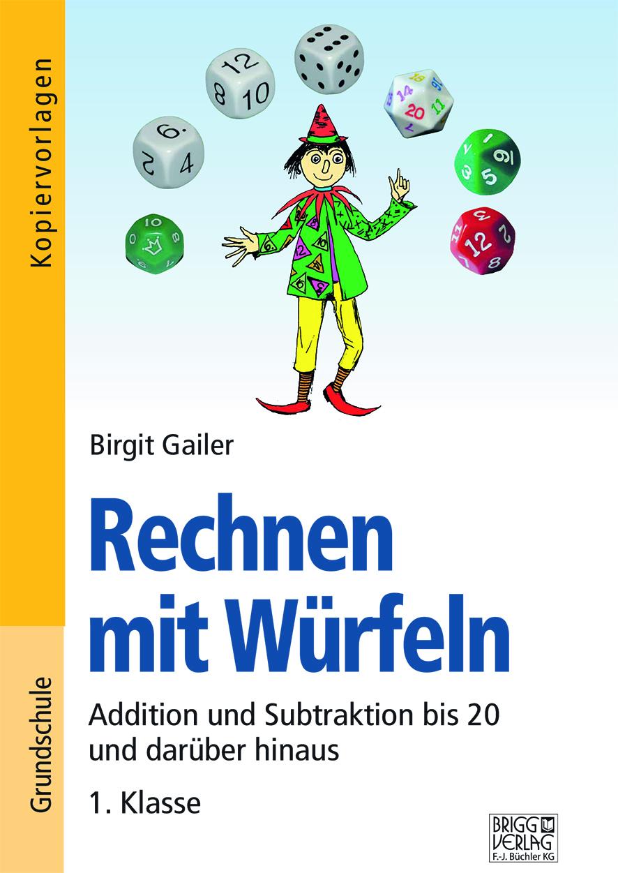 Vorderes Coverbild Rechnen mit Würfeln 1. Klasse