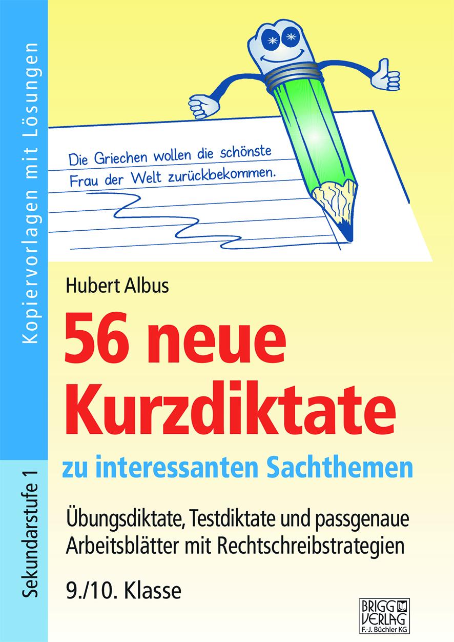 Vorderes Coverbild 56 neue Kurzdiktate 9./10. Klasse