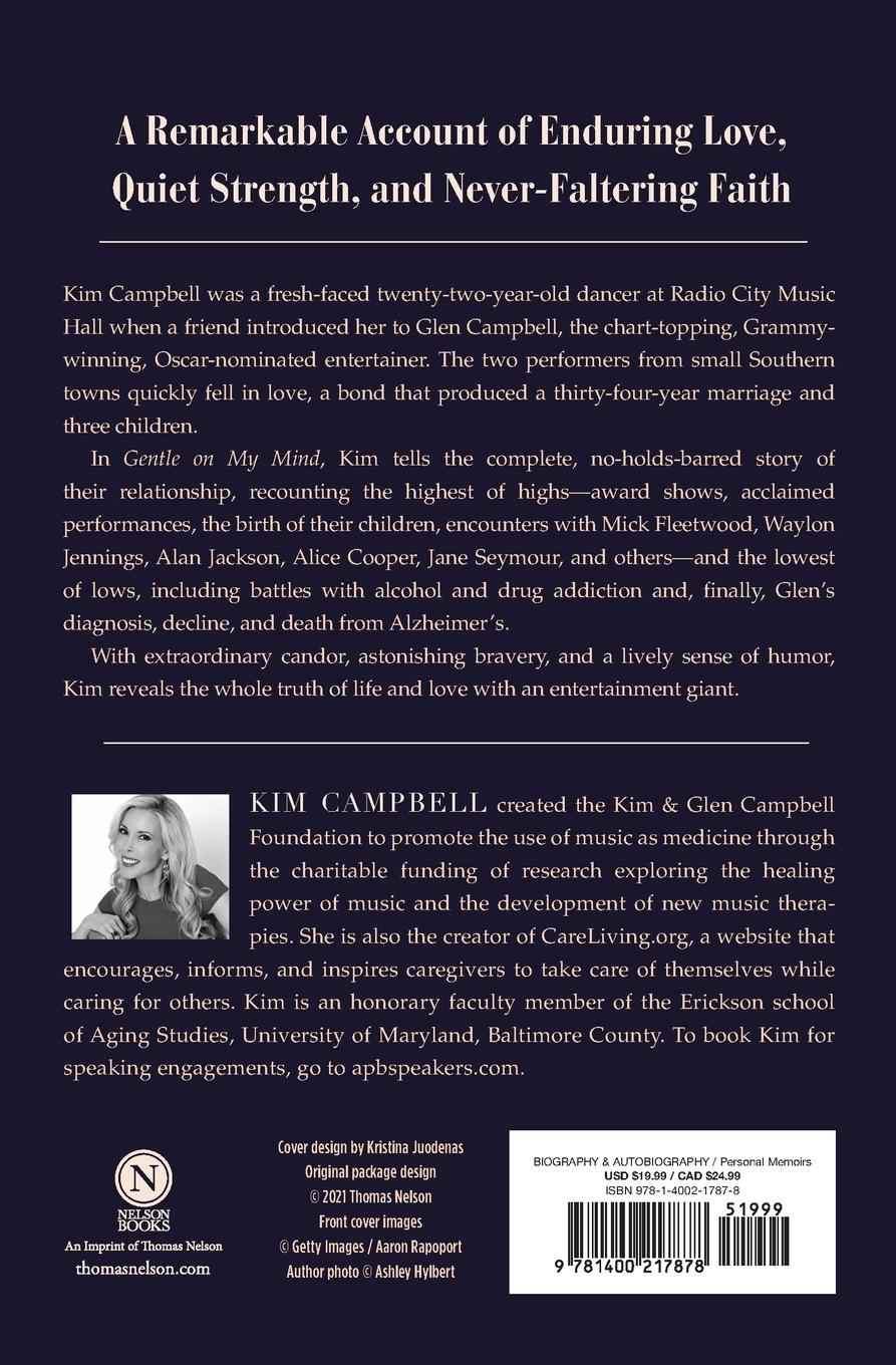 Rückseitencover Gentle on My Mind