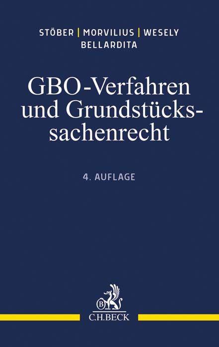 Vorderes Coverbild GBO-Verfahren und Grundstückssachenrecht