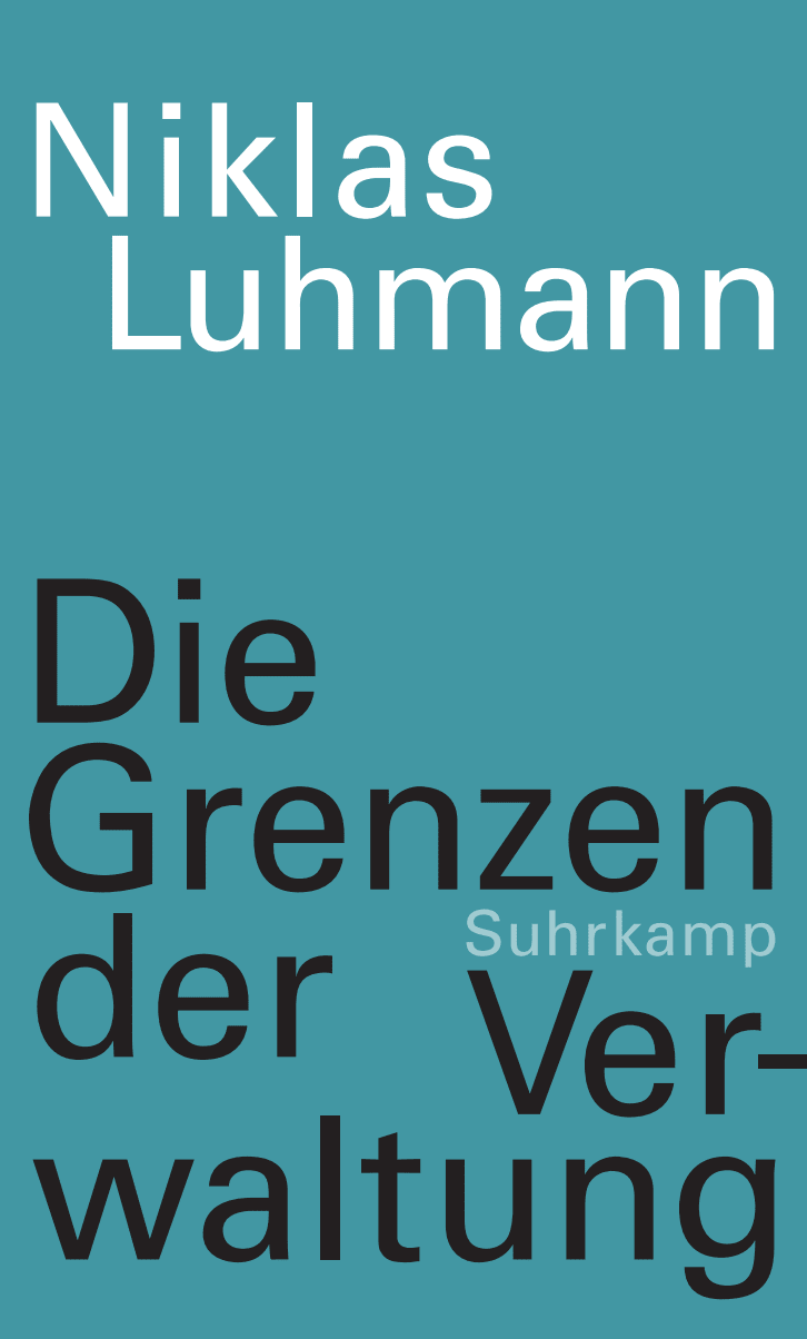 Vorderes Coverbild Die Grenzen der Verwaltung