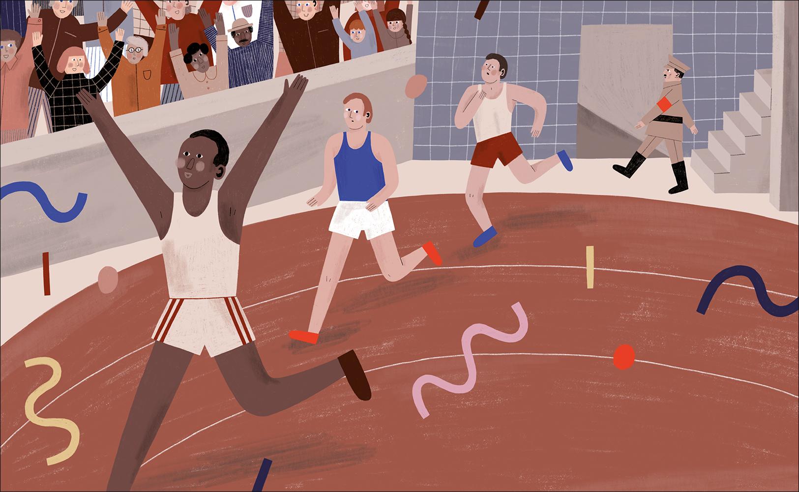 Beispielinhalt (Bild) Jesse Owens
