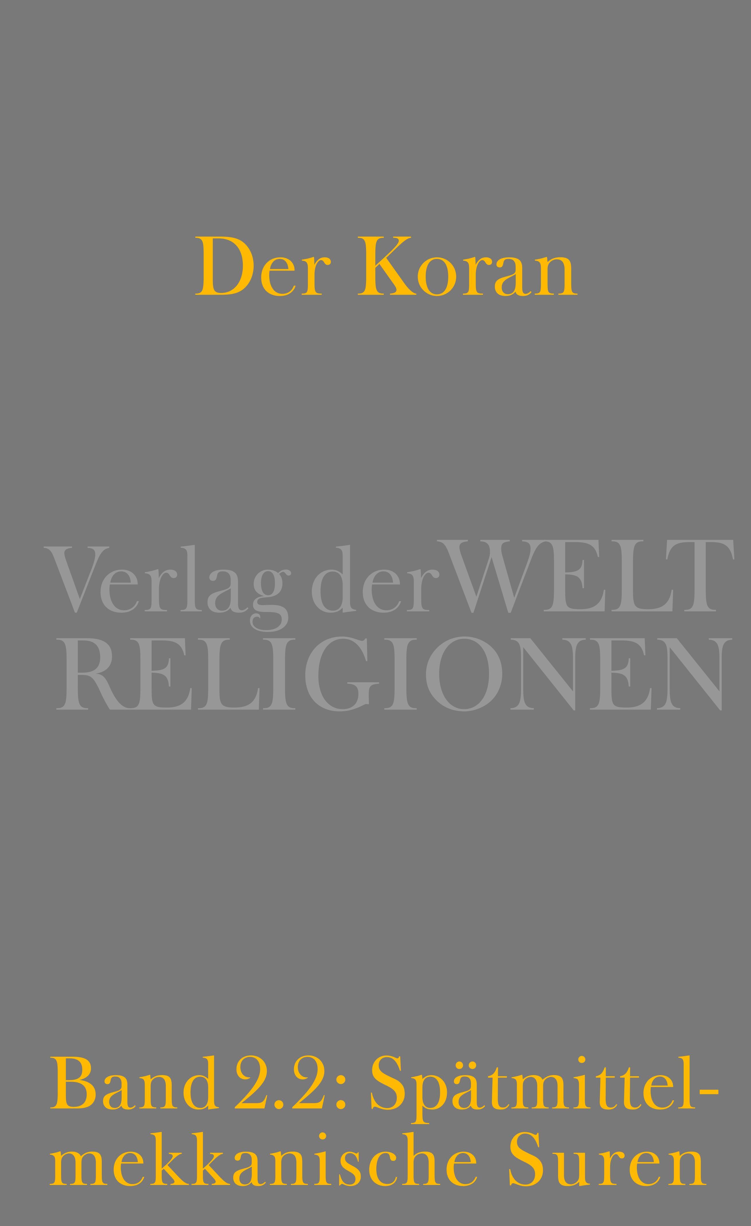 Vorderes Coverbild Der Koran