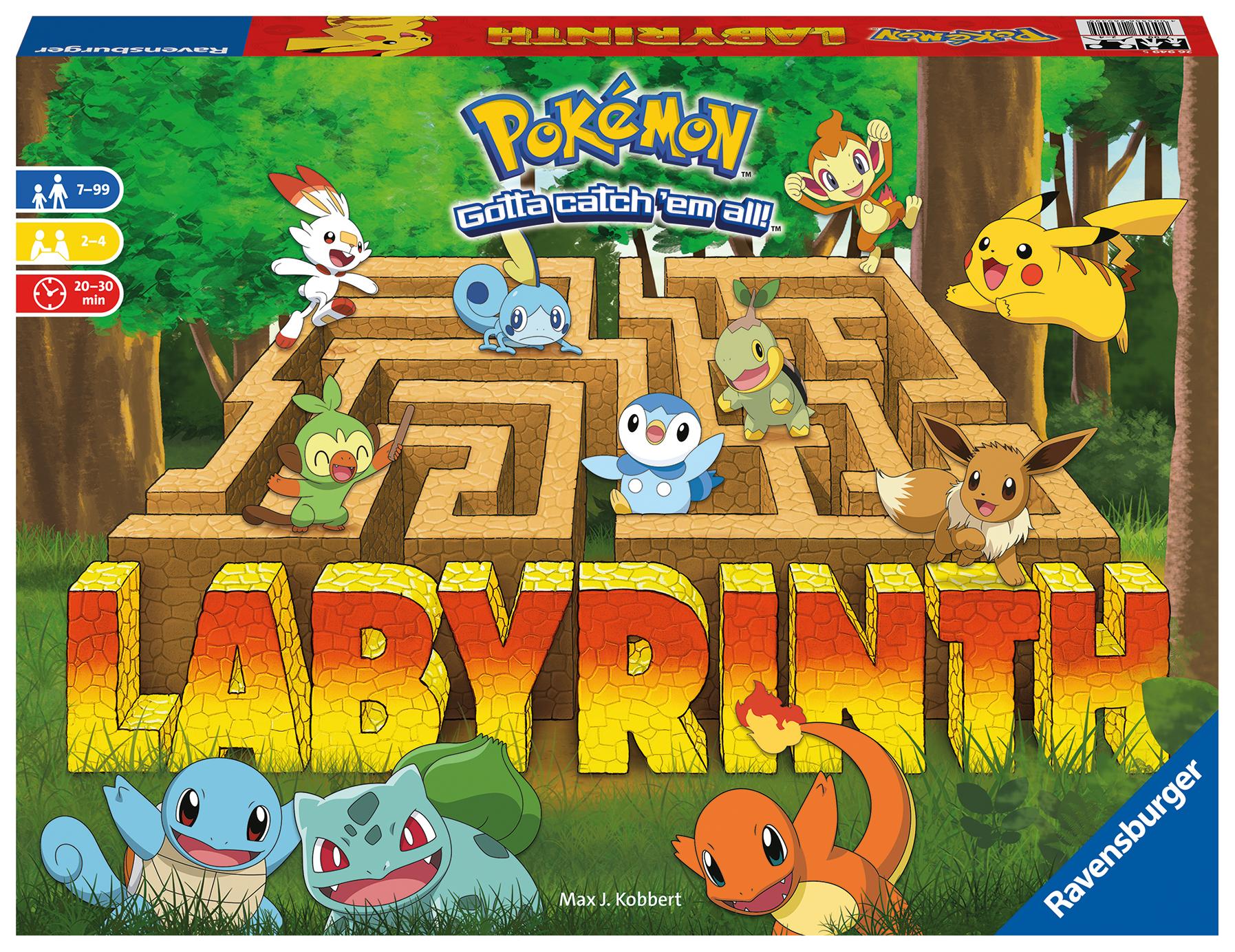 Vorderes Coverbild Ravensburger 26949 - Pokémon Labyrinth - Familienspiel für 2-4 Spieler ab 7 Jahren