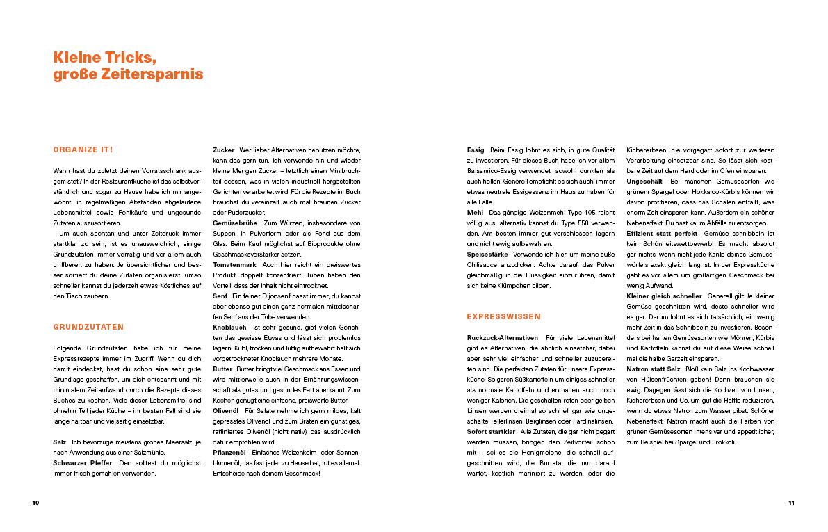 Beispielinhalt (Bild) Feierabend-Blitzrezepte EXPRESS