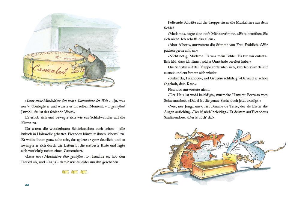 Beispielinhalt (Bild) Die Muskeltiere und die große Käseverschwörung