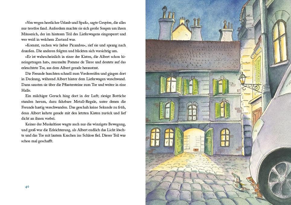 Beispielinhalt (Bild) Die Muskeltiere und die große Käseverschwörung