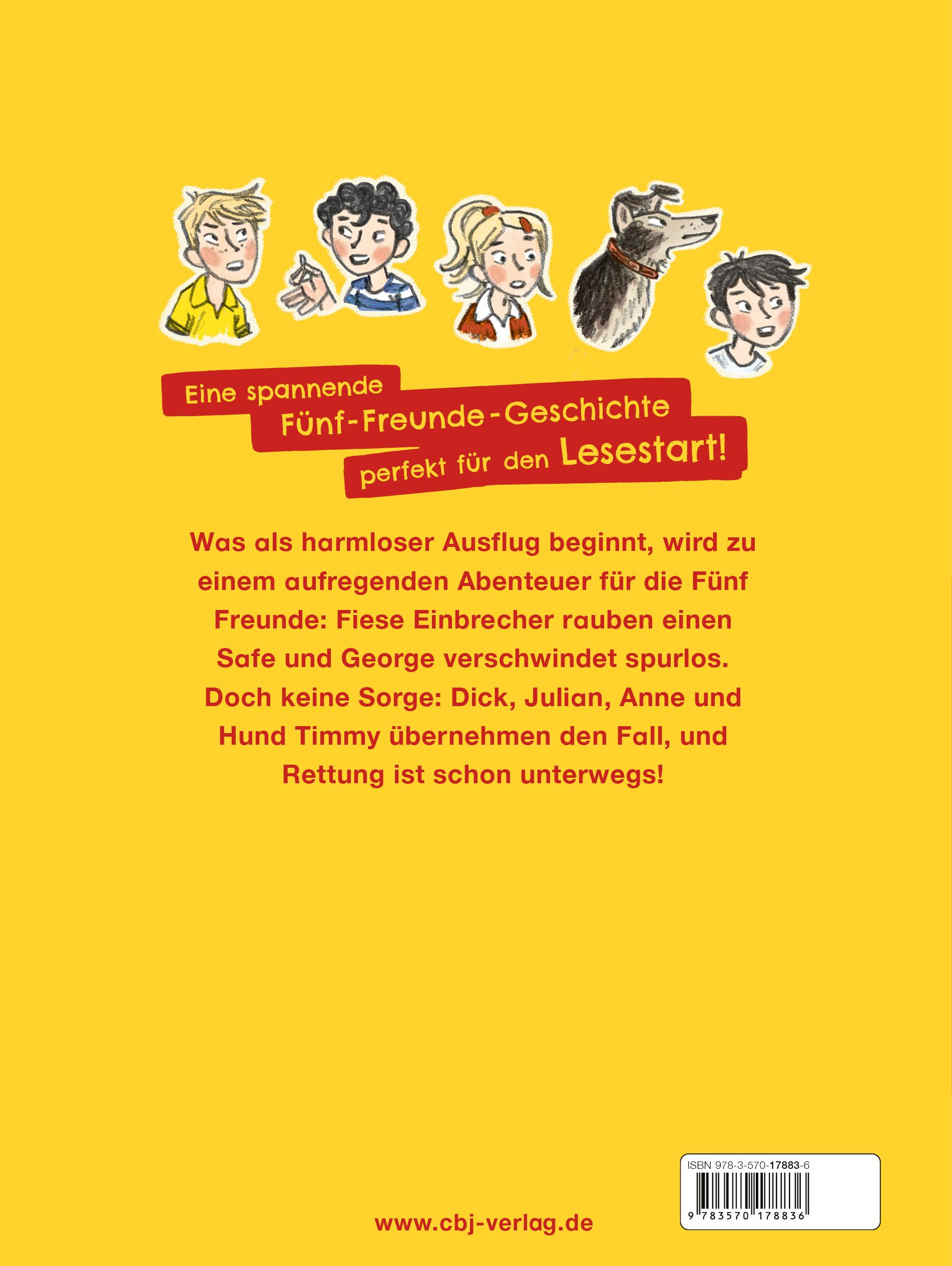 Beispielinhalt (Bild) Fünf Freunde JUNIOR - Den Räubern auf der Spur