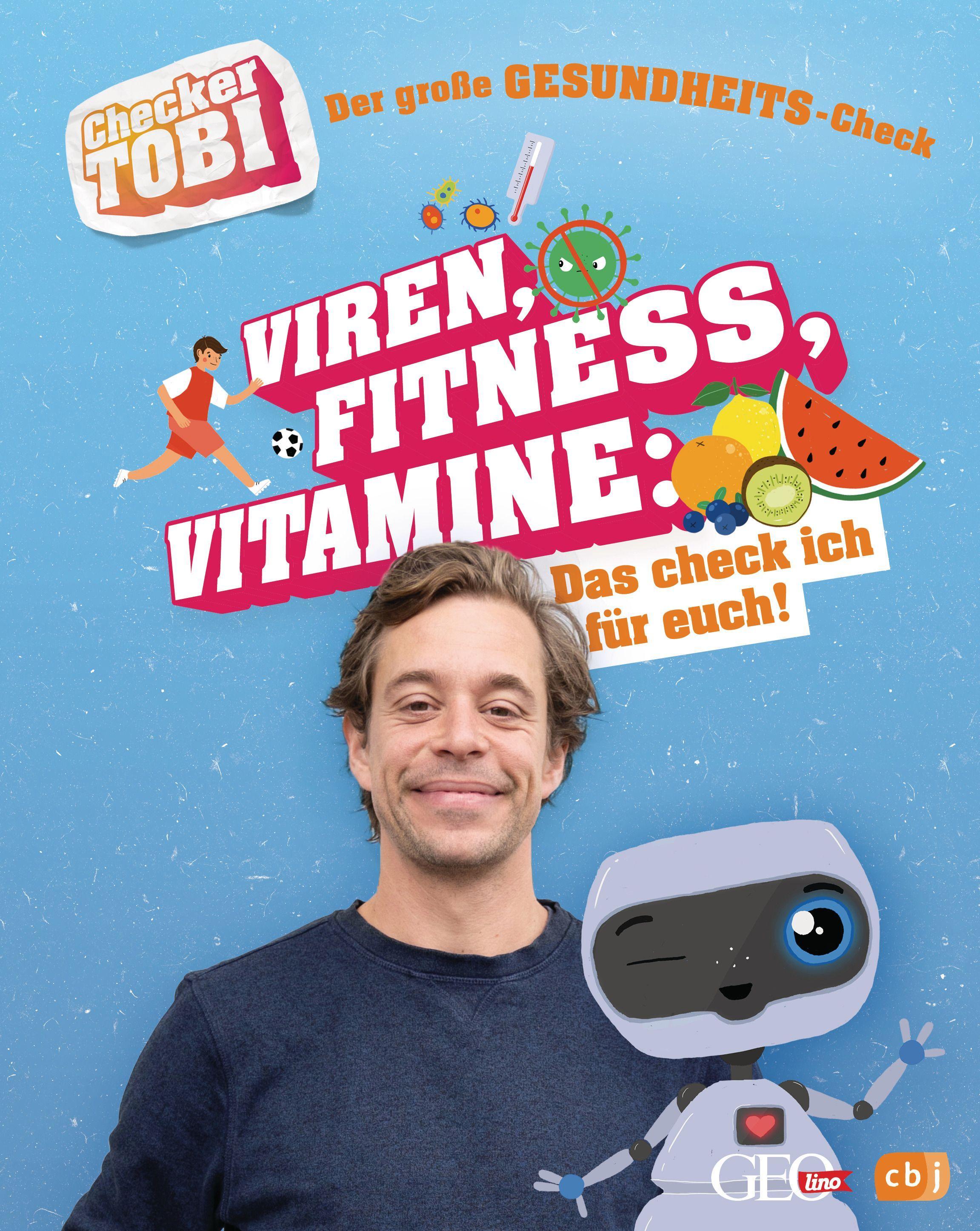 Vorderes Coverbild Checker Tobi - Der große Gesundheits-Check: Viren, Fitness, Vitamine - Das check ich für euch!