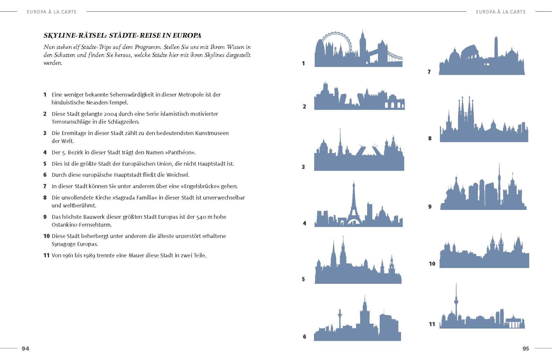 Beispielinhalt (Bild) Rätselbuch der Landkarten