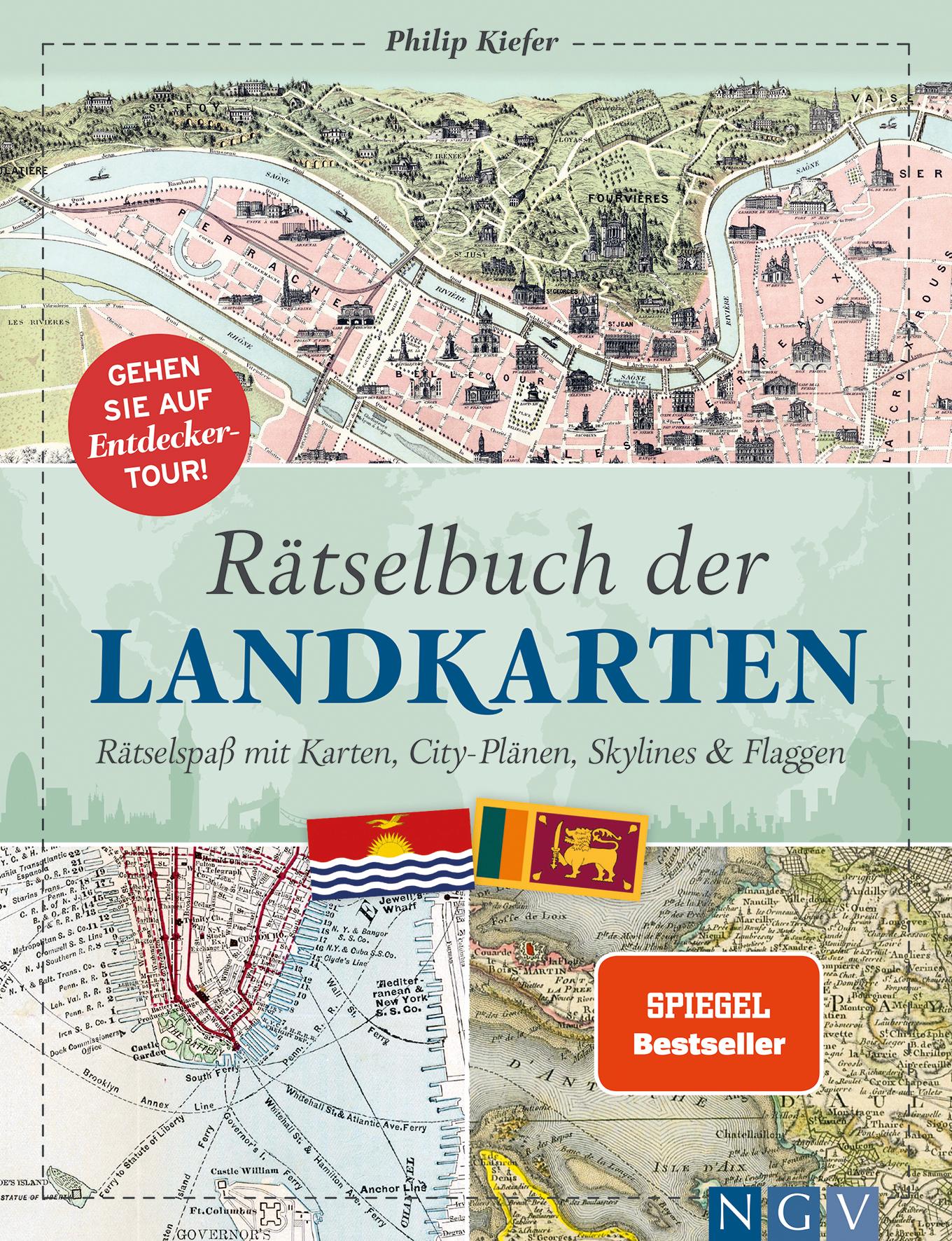 Vorderes Coverbild Rätselbuch der Landkarten