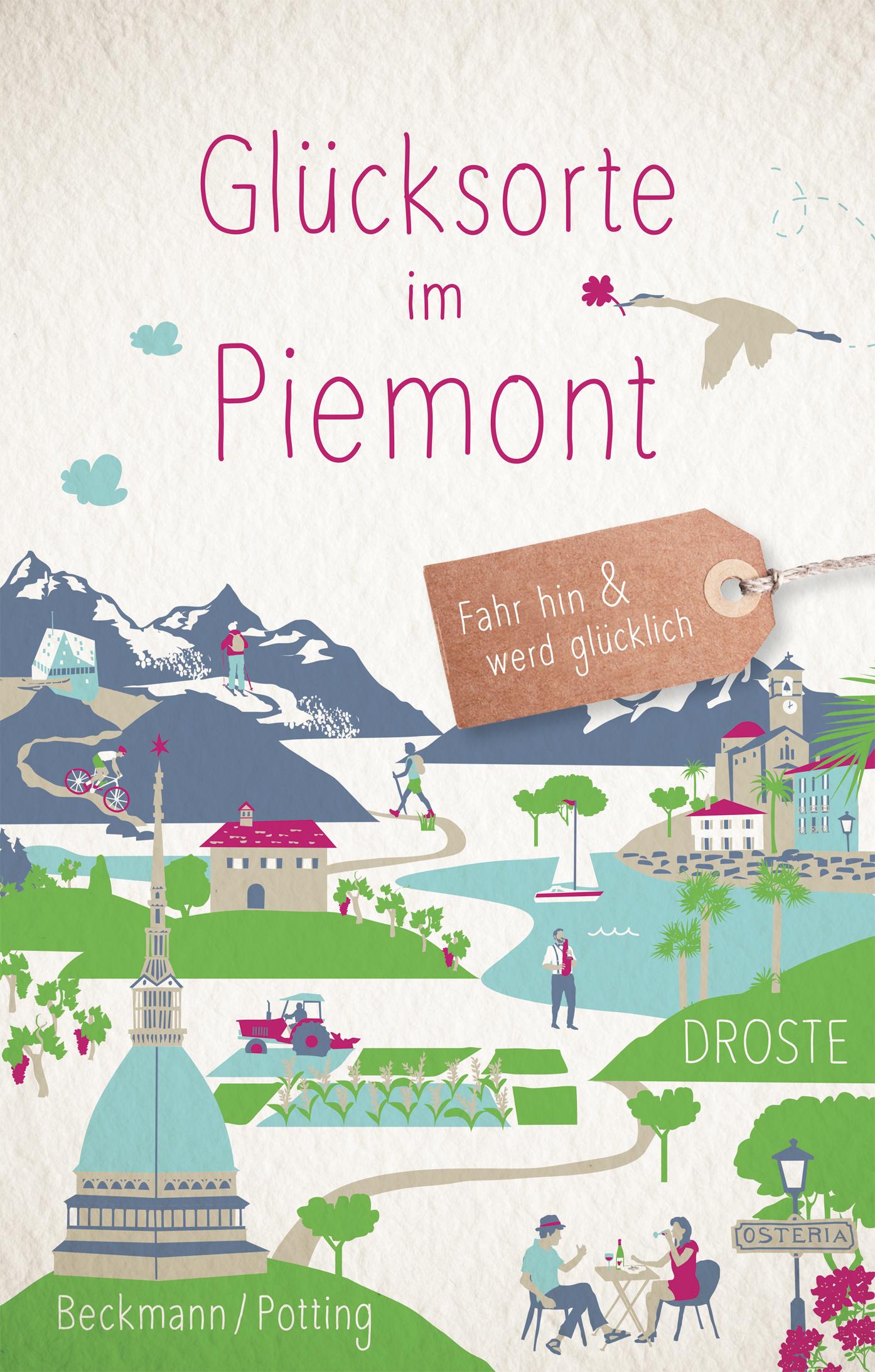 Vorderes Coverbild Glücksorte im Piemont