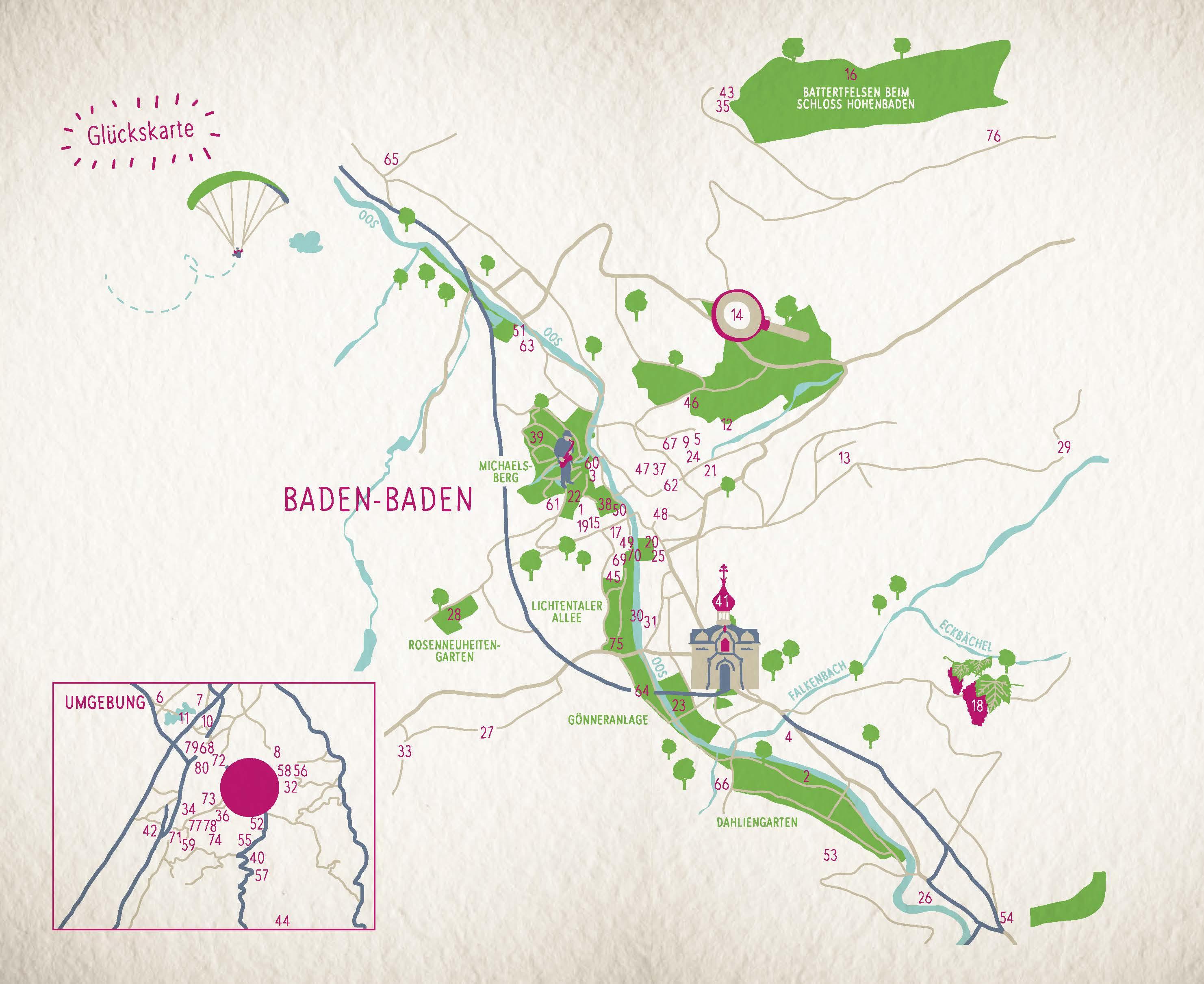 Beispielinhalt (Bild) Glücksorte in Baden-Baden