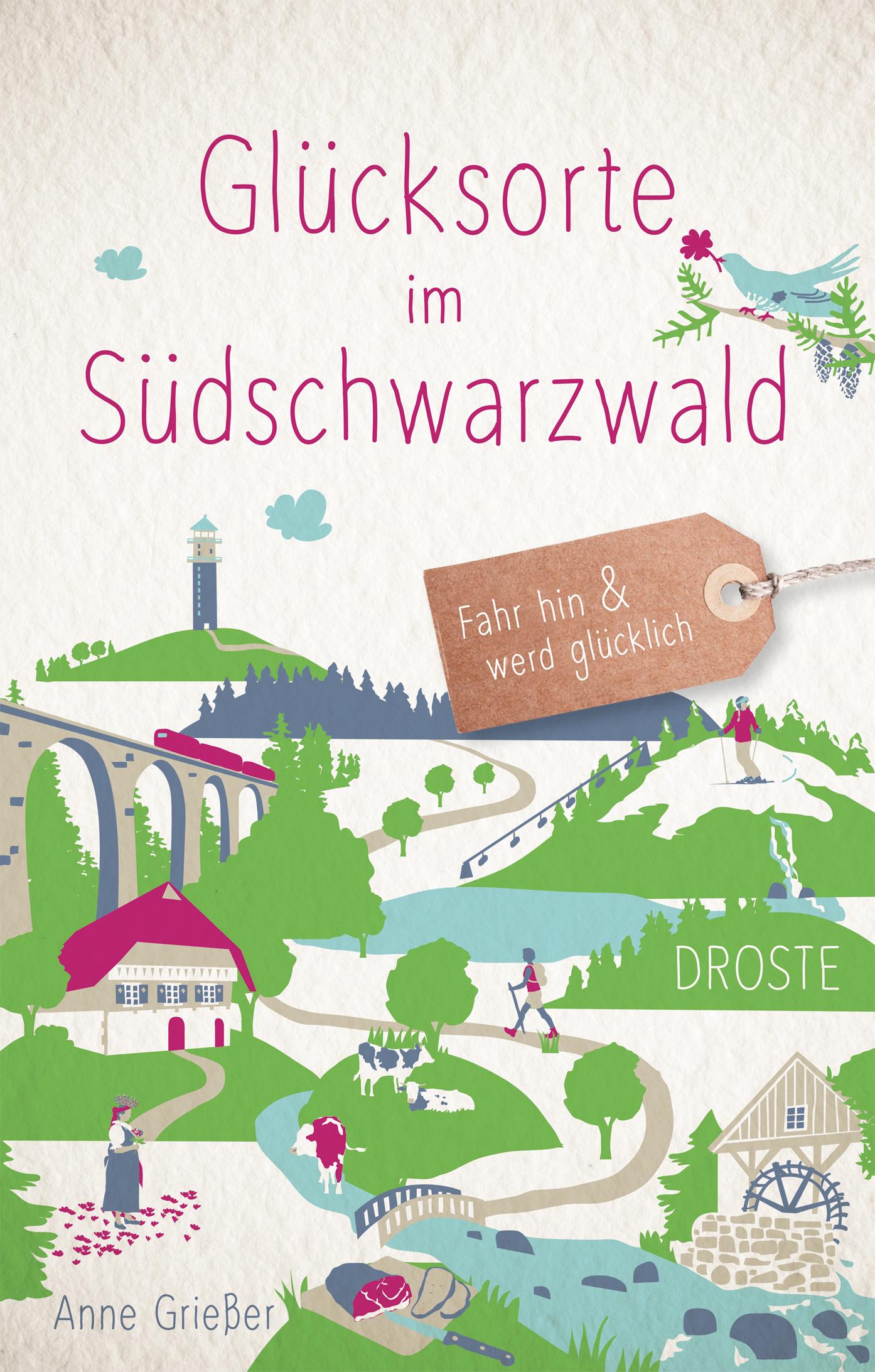 Vorderes Coverbild Glücksorte im Südschwarzwald