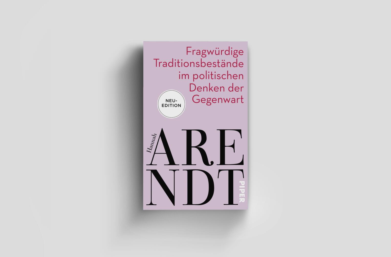 Beispielinhalt (Bild) Fragwürdige Traditionsbestände im politischen Denken der Gegenwart