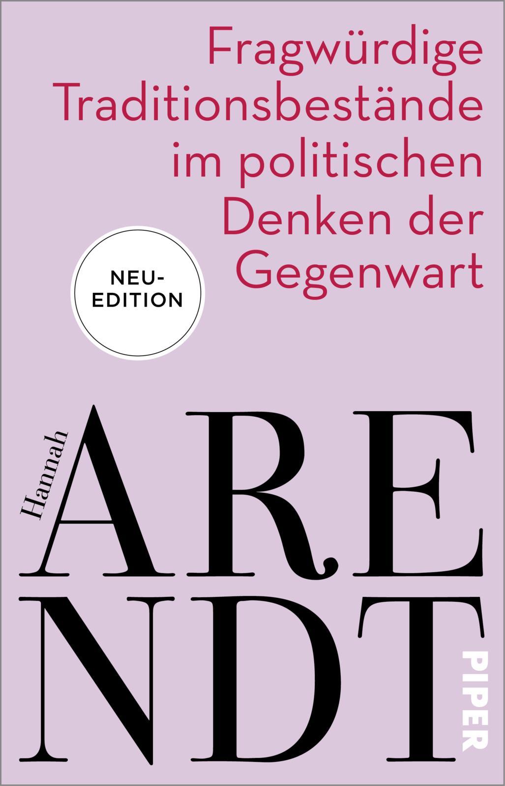Vorderes Coverbild Fragwürdige Traditionsbestände im politischen Denken der Gegenwart