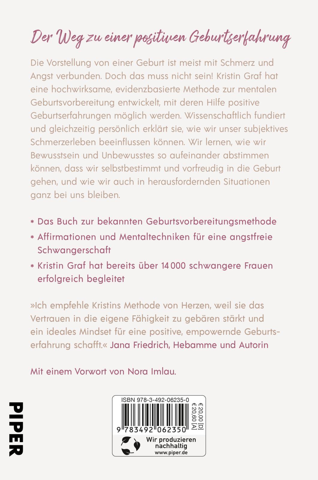 Rückseitencover Die Friedliche Geburt