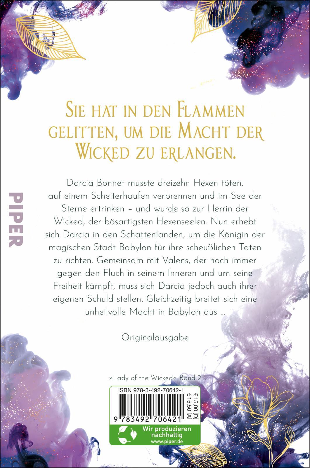 Rückseitencover Lady of the Wicked