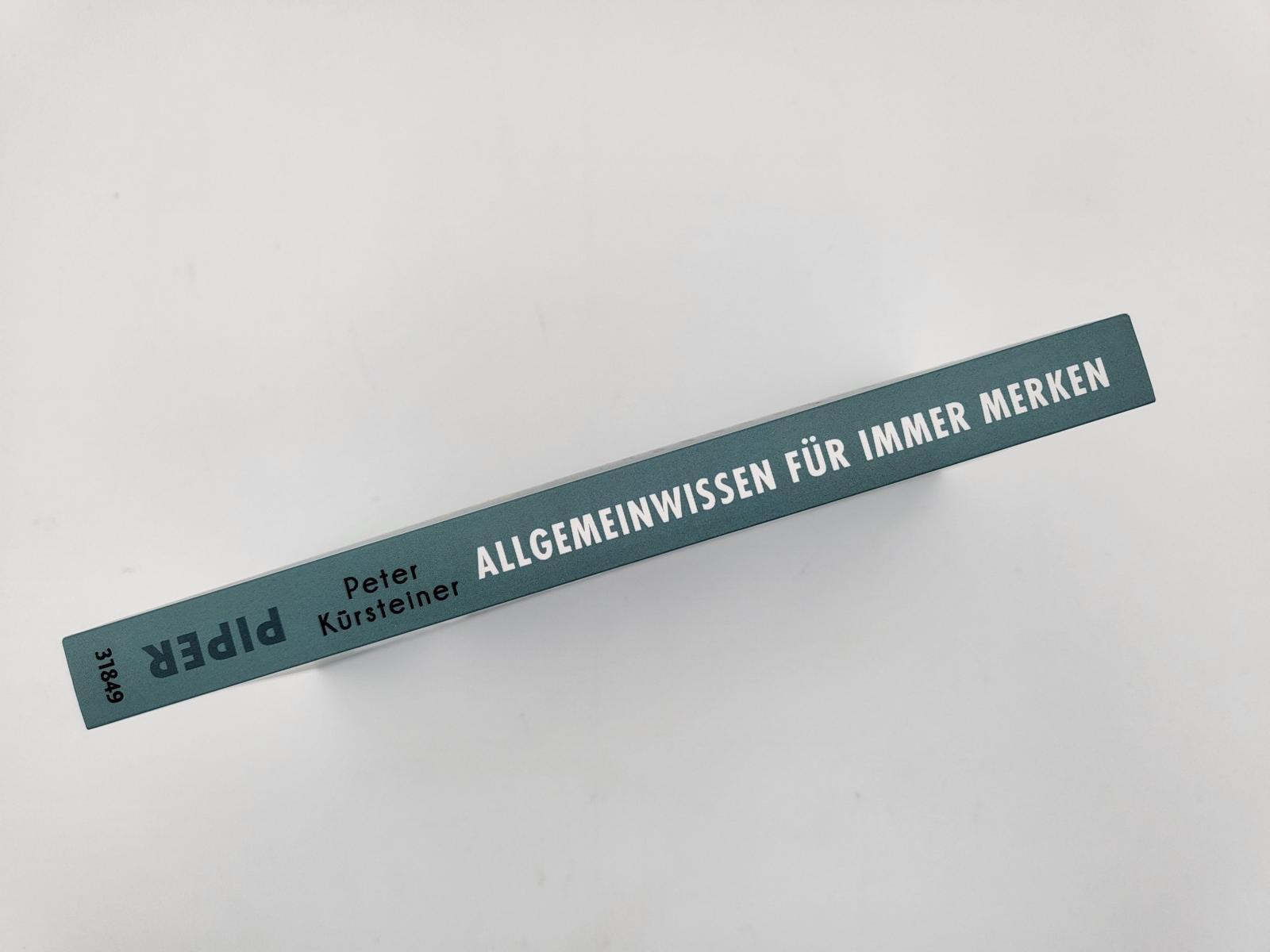 Beispielinhalt (Bild) Allgemeinwissen für immer merken