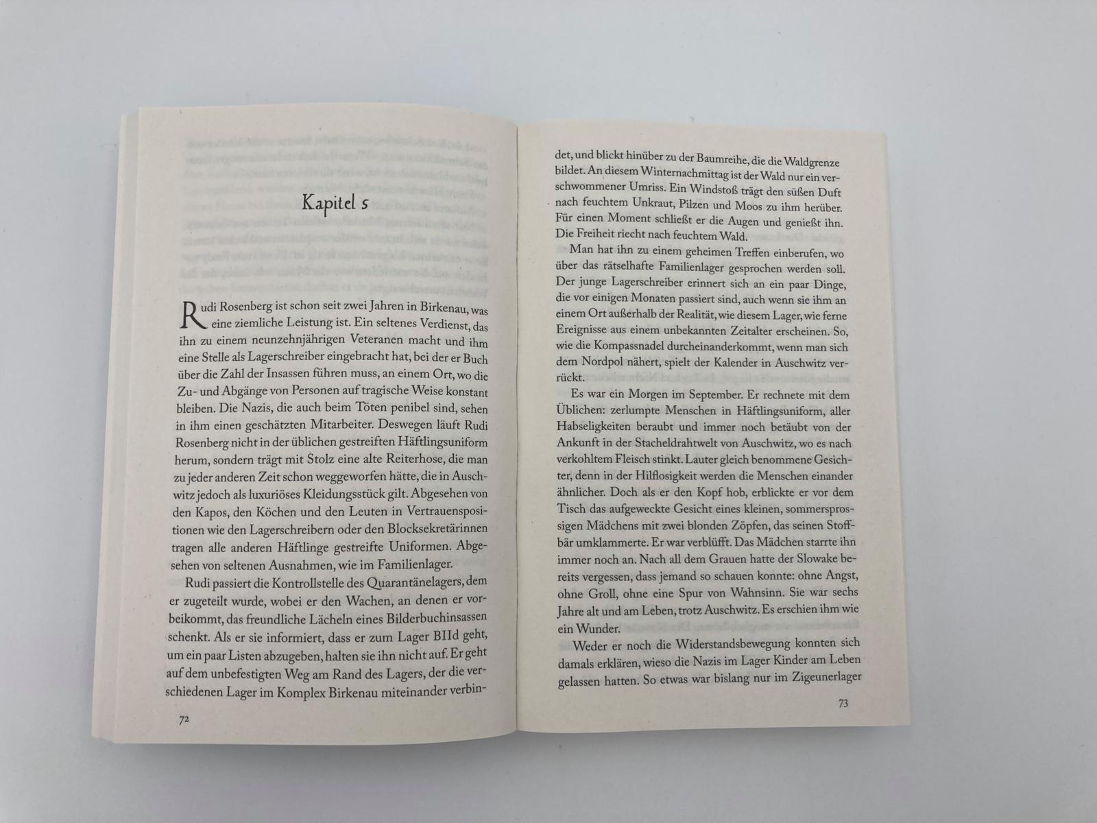 Beispielinhalt (Bild) Die Bibliothekarin von Auschwitz