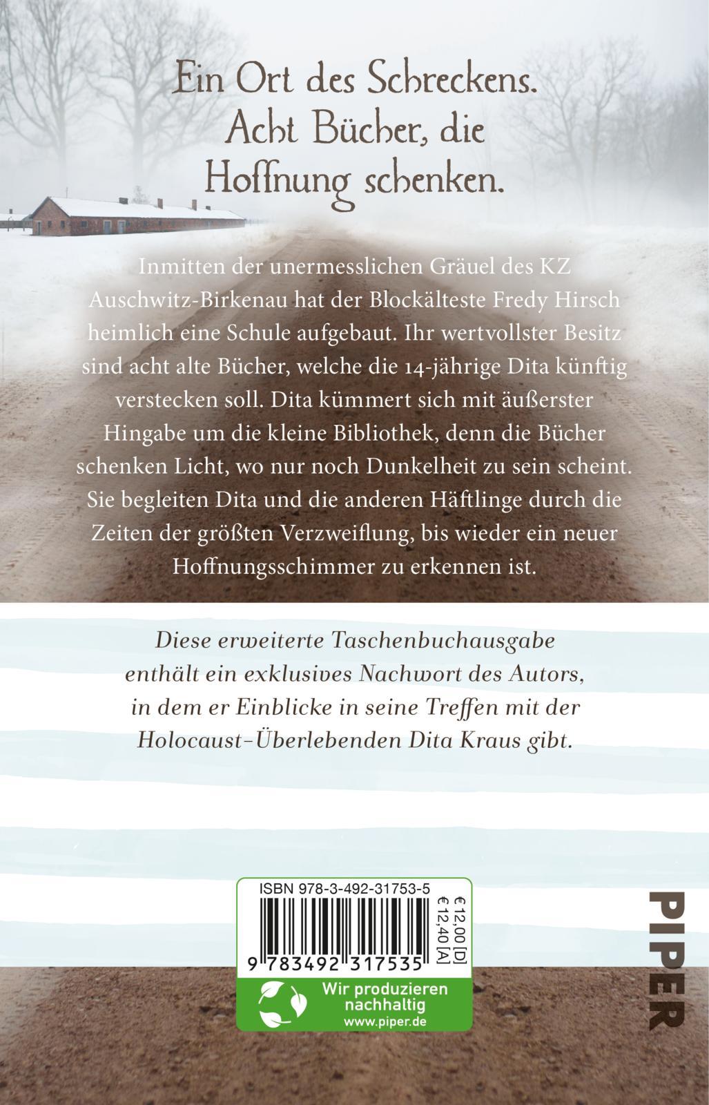 Rückseitencover Die Bibliothekarin von Auschwitz