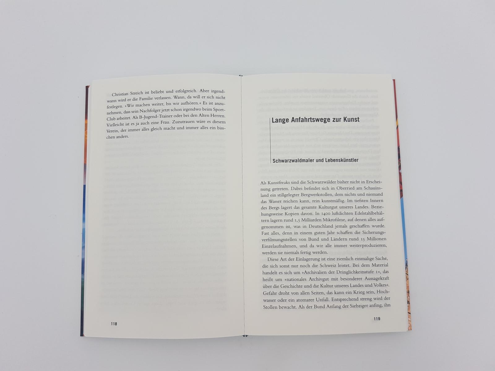 Beispielinhalt (Bild) Gebrauchsanweisung für den Schwarzwald und Freiburg