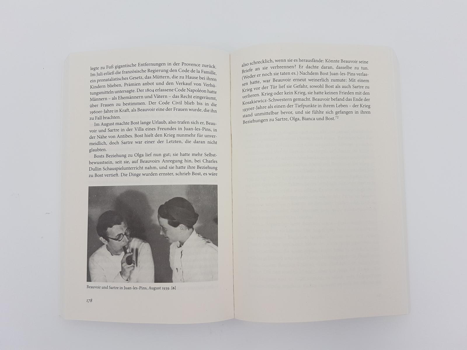 Beispielinhalt (Bild) Simone de Beauvoir