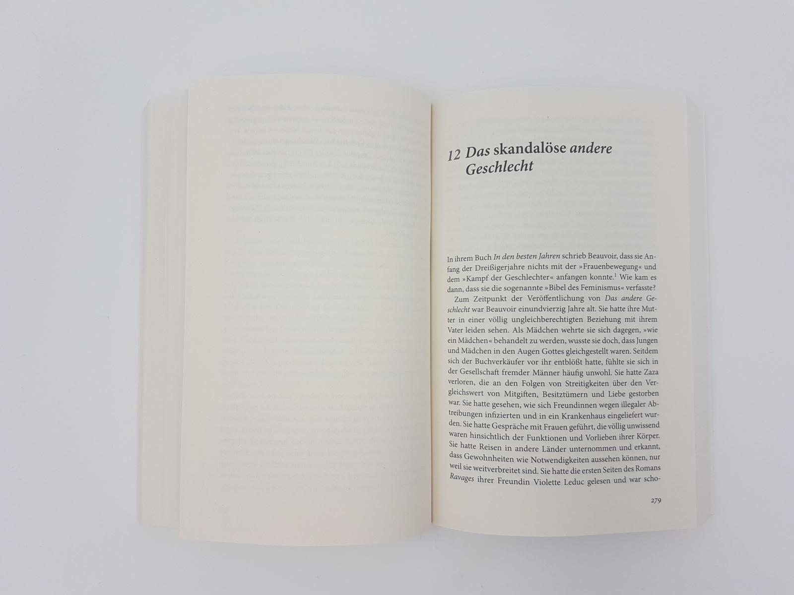 Beispielinhalt (Bild) Simone de Beauvoir