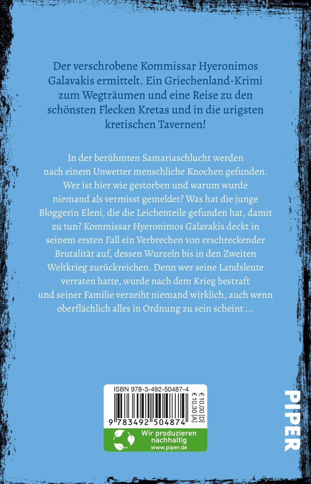 Rückseitencover Unerbittliches Kreta