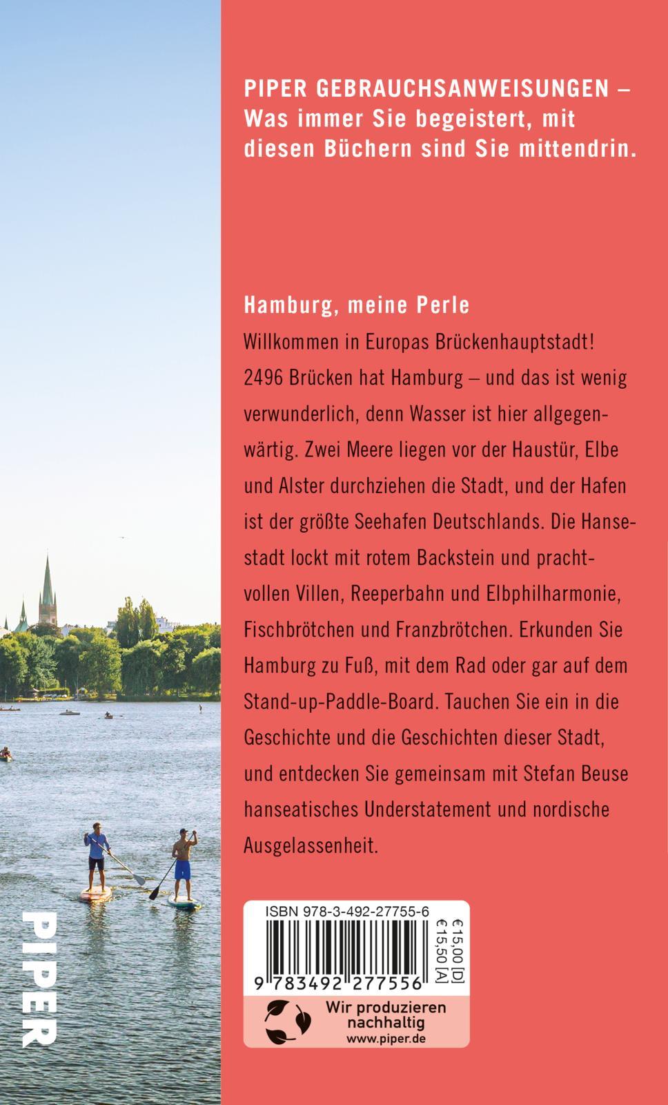 Rückseitencover Gebrauchsanweisung für Hamburg