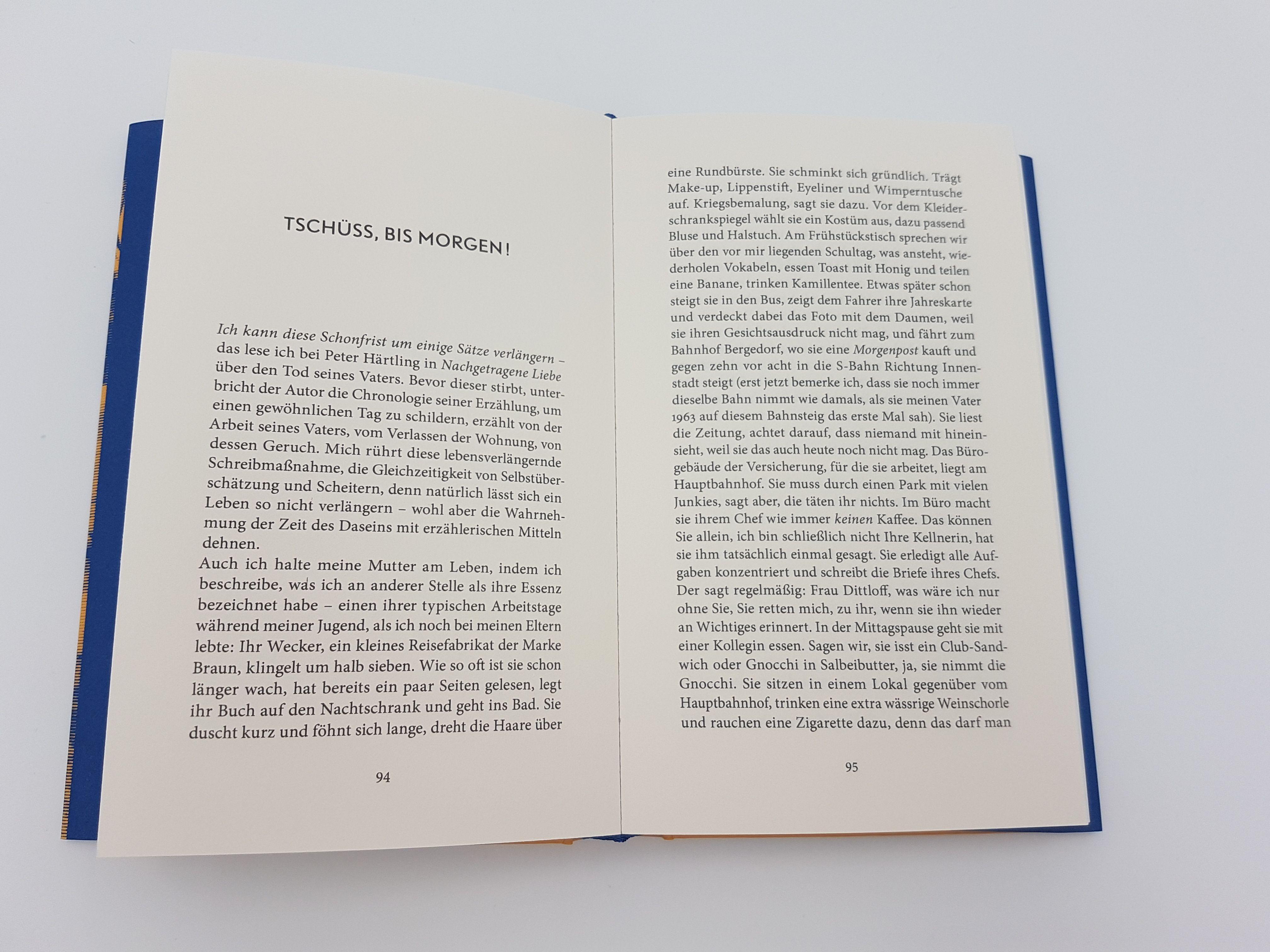 Beispielinhalt (Bild) Niemehrzeit