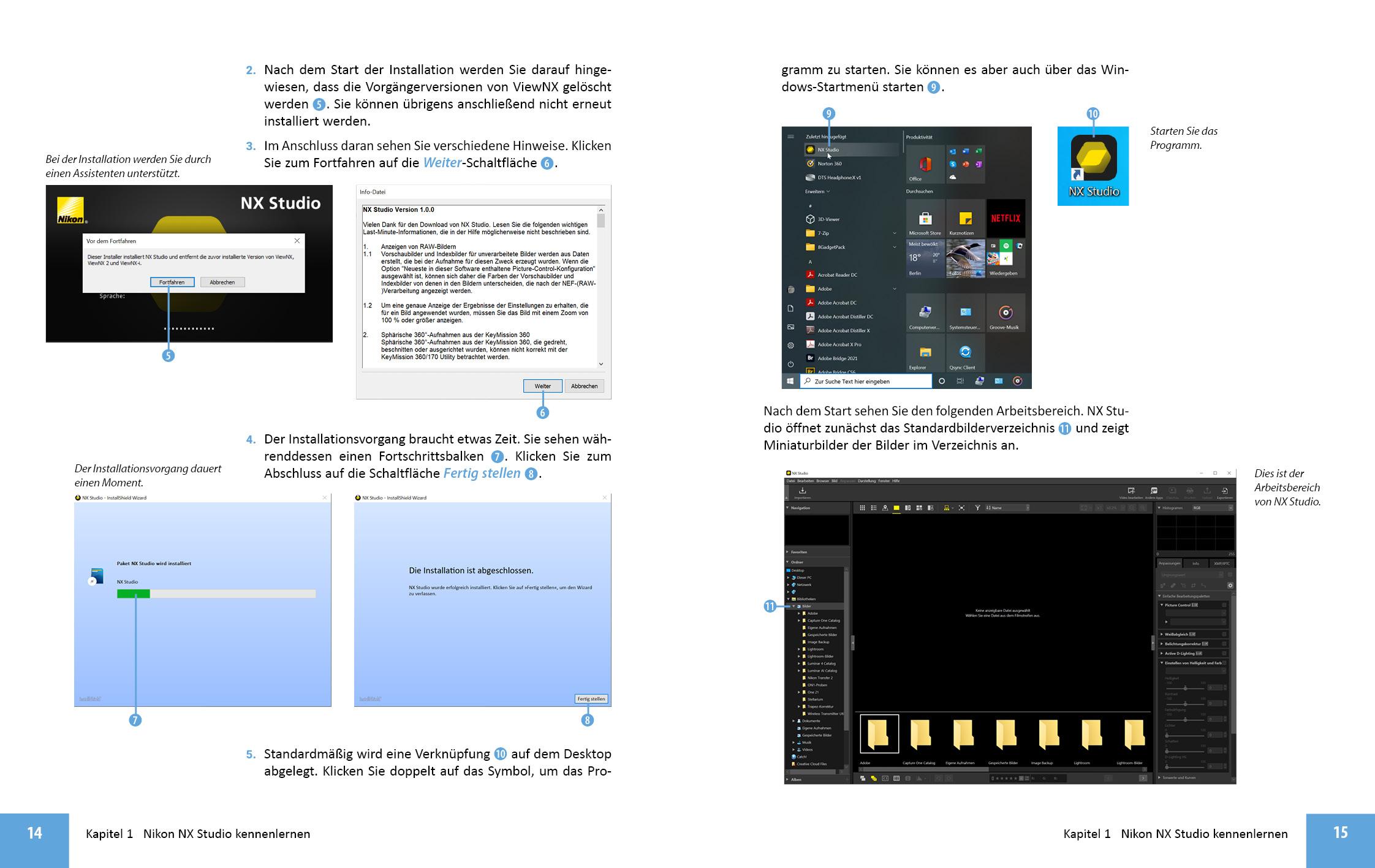 Beispielinhalt (Bild) Nikon NX Studio