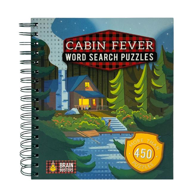 Vorderes Coverbild Cabin Fever Word Search Puzzles