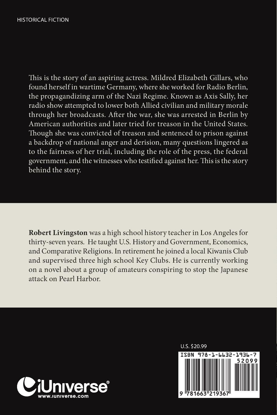 Rückseitencover Axis Sally