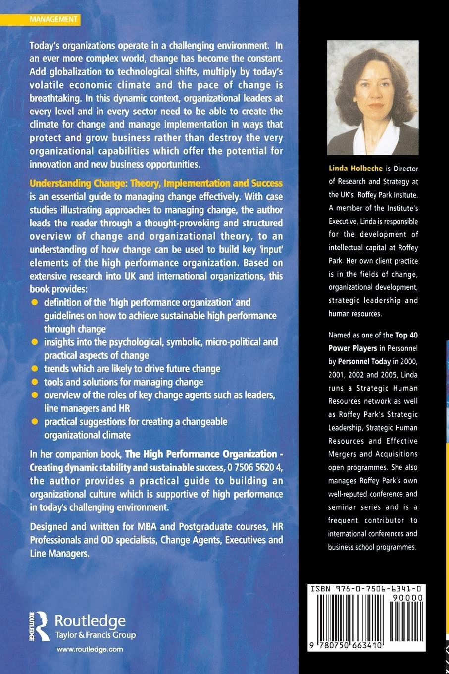 Rückseitencover Understanding Change