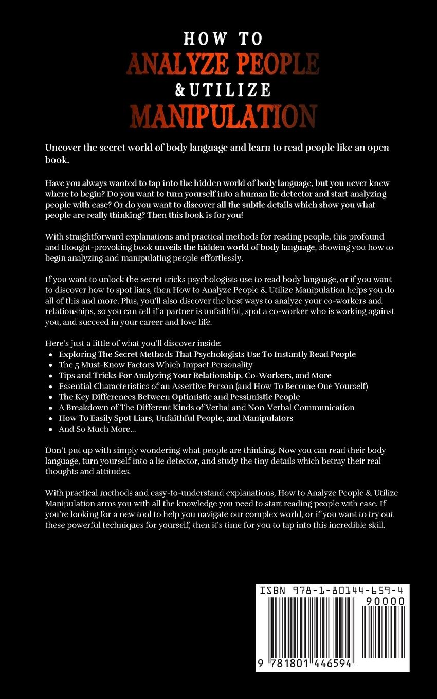 Rückseitencover How to Analyze People & Utilize Manipulation