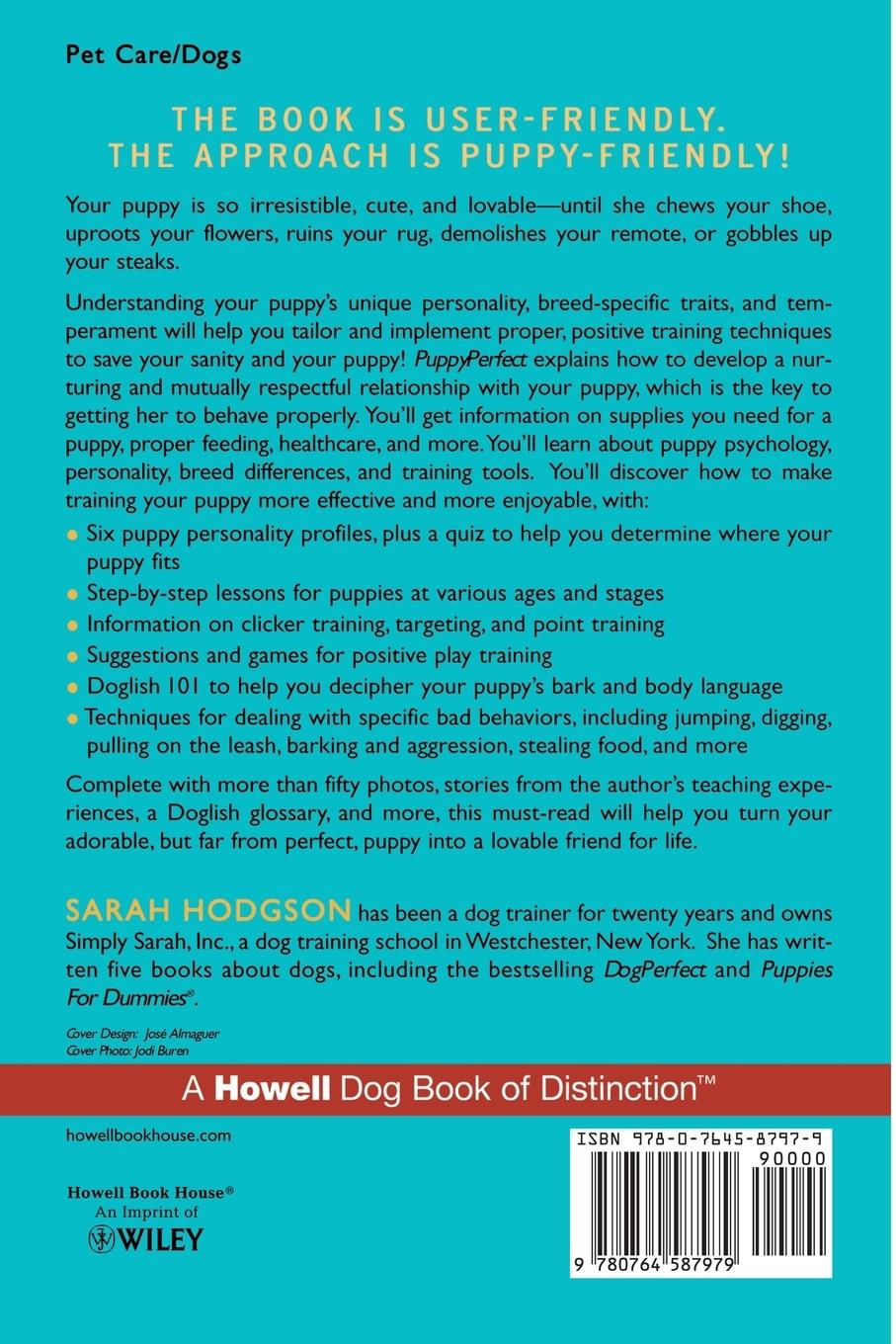 Rückseitencover Puppyperfect