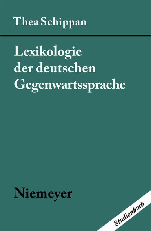 Vorderes Coverbild Lexikologie der deutschen Gegenwartssprache