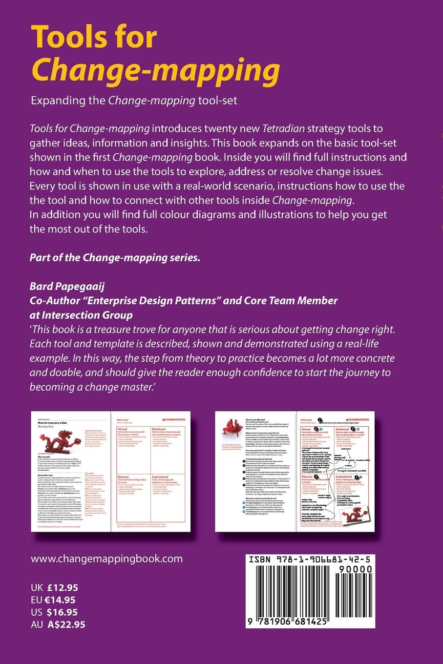 Rückseitencover Tools for Change-mapping: Connecting business tools to manage change