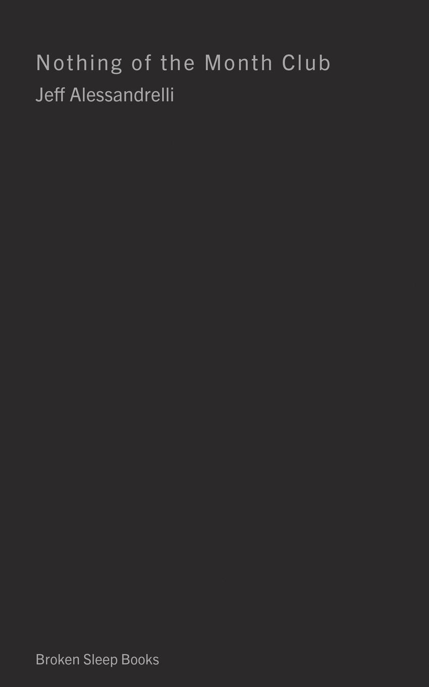 Vorderes Coverbild Nothing of the Month Club