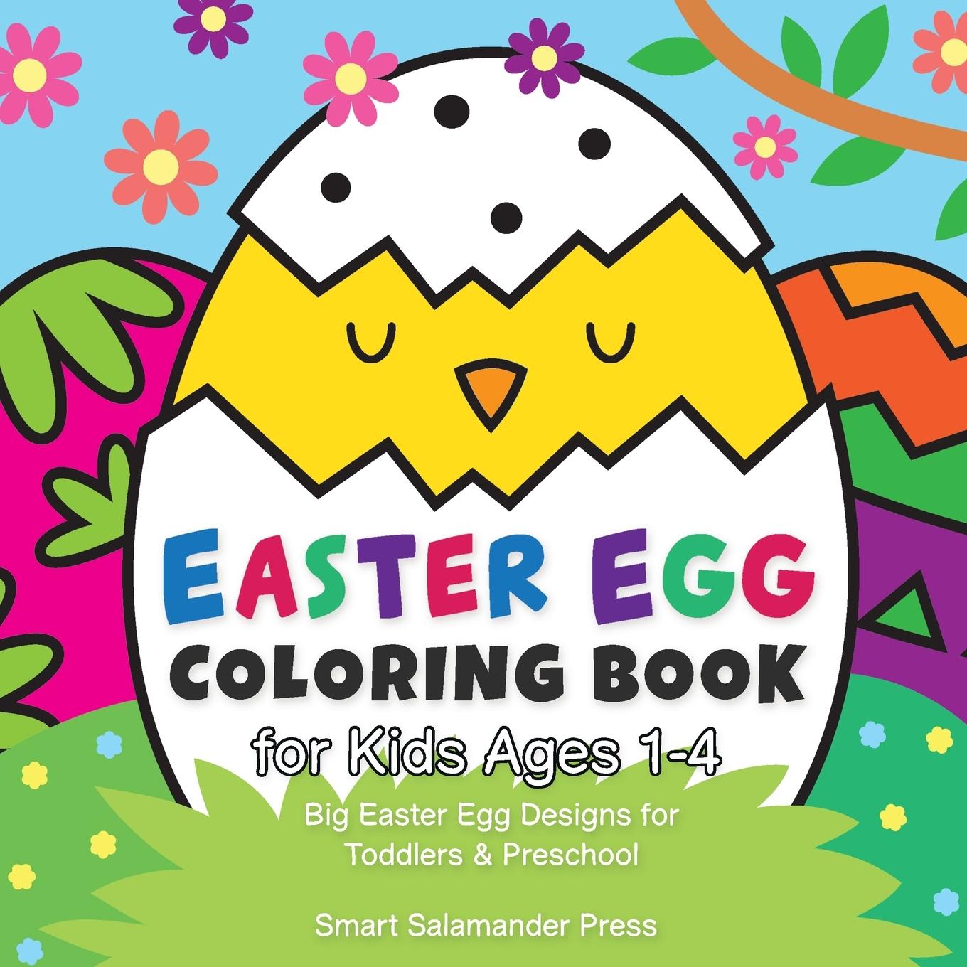 Vorderes Coverbild Easter Egg Coloring Book for Kids Ages 1-4