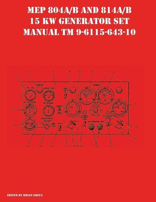 Vorderes Coverbild MEP 804A/B and 814A/B 15 KW Generator Set Manual TM 9-6115-643-10