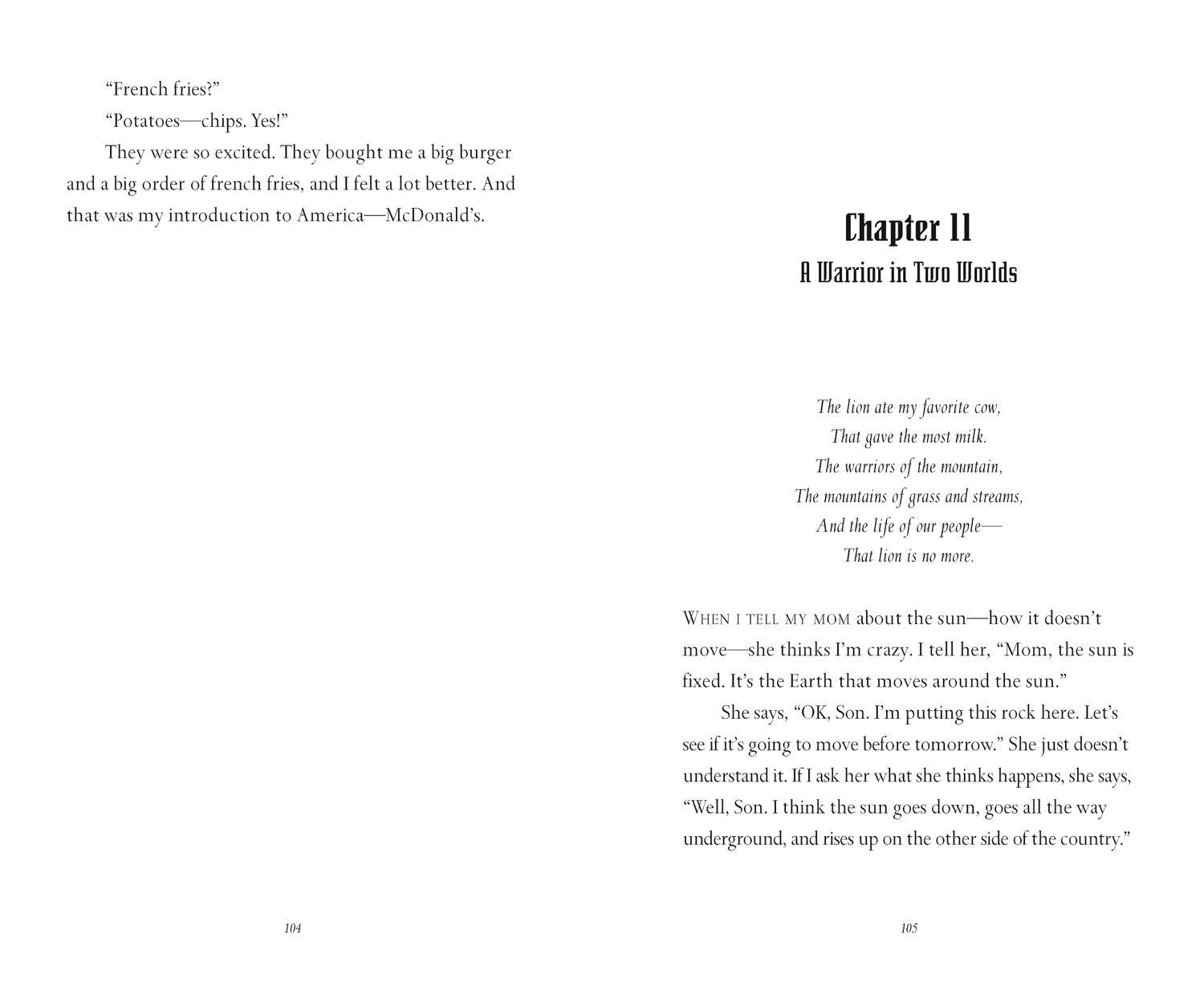 Beispielinhalt (Bild) Facing the Lion