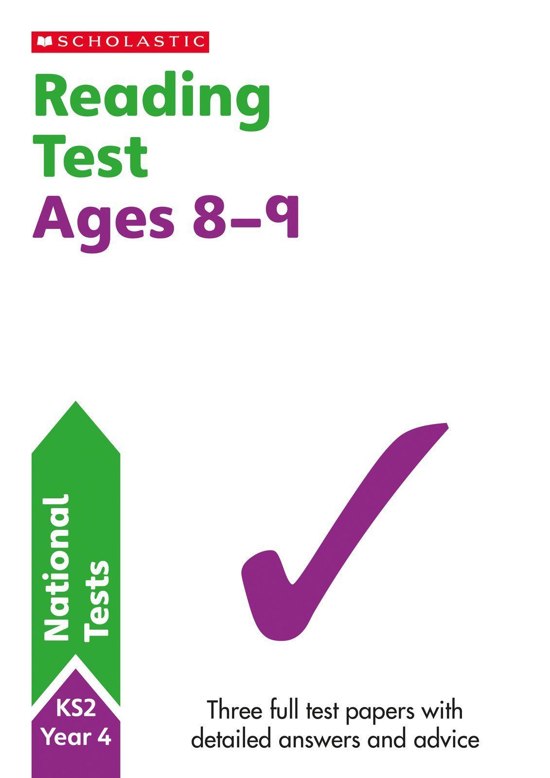 Vorderes Coverbild Reading Tests Ages 8-9