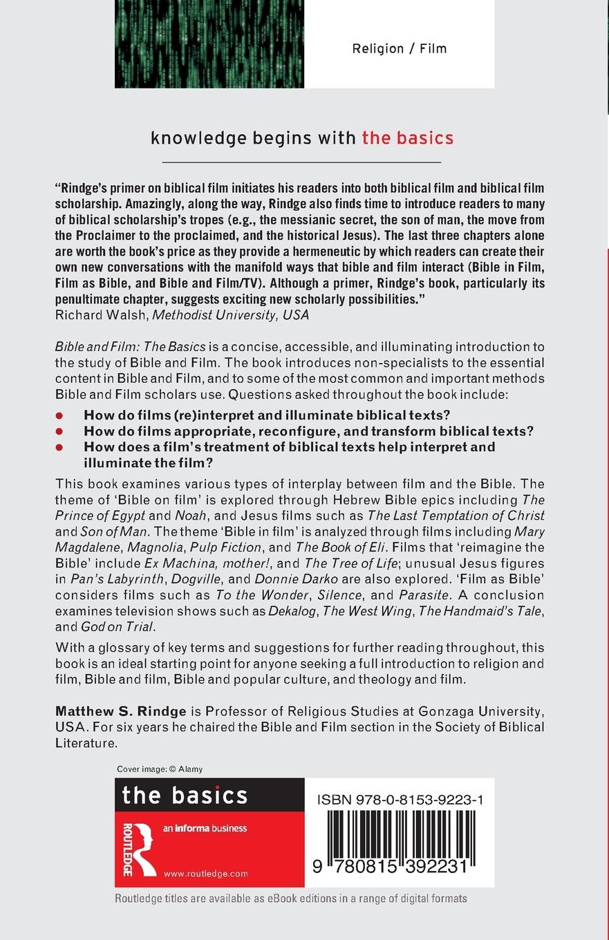 Rückseitencover Bible and Film