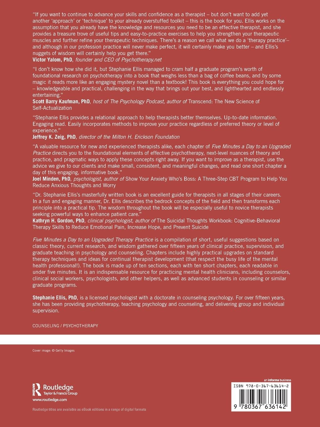 Rückseitencover Five Minutes a Day to an Upgraded Therapy Practice